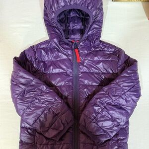 Kids Purple Puffer Jacket size 3